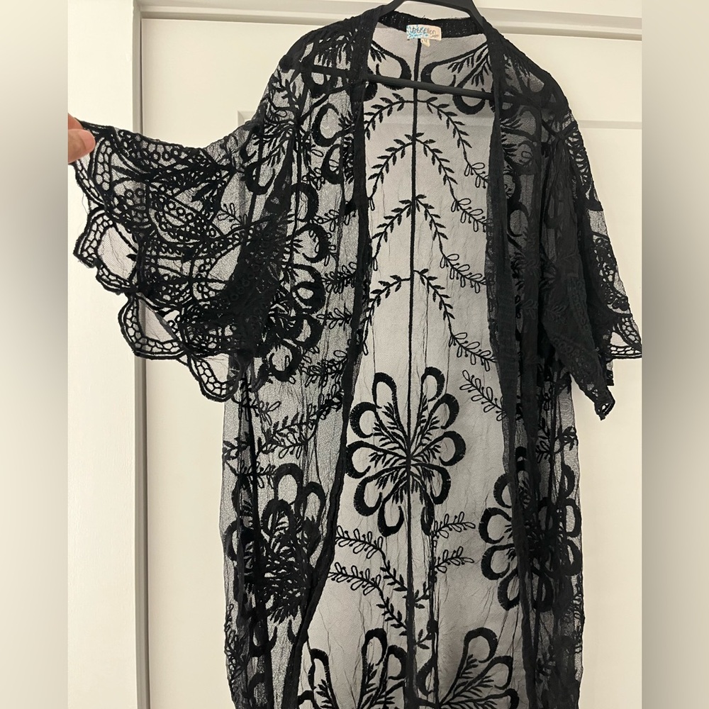 Lace Cardigan/Beach Cover
